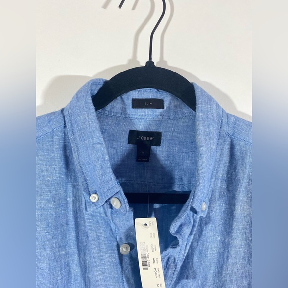 J crew medium slim blue button down - Picture 2 of 3